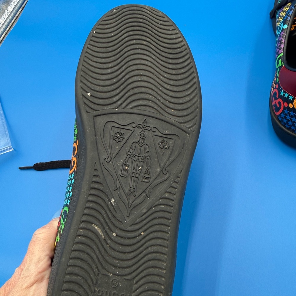Gucci Psychedelic Sneakers. Men’s 10.5, Womens 12 - Picture 6 of 13